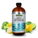 Nature's Answer Cod L'huile de foie supplément liquide, 16-Fluid Ounces