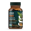 Gaia Herbs Turmeric Supreme Extra Strength - Unterstützt okziale Störungen von Normal Wear & Tear* - mit Turmeric Curcumin & Black Pepper - 60 Vegan Liquid Phyto-Capsules (bis zu 60-Tage-Versorgung)