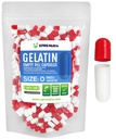 XPRS Nutra Größe 0 Leere Kapseln - 100 Graf Leere Gelatine Kapseln - Pille DIY Kapsel Füllung - Pure Bovine Pill Gel Kapseln für Do-It-Yourself Ergänzungen (Red/White)