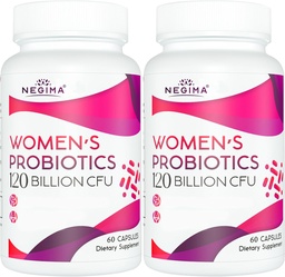 Negima Menopause Ergänzungen für Frauen, 120 Billion CFUs Probiotics für Frauen, 13-in-1 Kräuter & Botanicals Complex, für Hormone Menopause, Hot Flashes, Nachtschwärmen, Mood-Schwingungen, Schlaf - 120 Kapseln