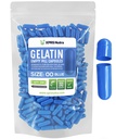 XPRS Nutra Größe 00 Leere Kapseln - 500 Graf Leere Gelatine Kapseln - Pillen DIY Kapsel Füllung - Füllbare Pille Gel Kapseln für Do-It-Yourself Ergänzungen (blau)