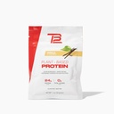 TB12 Pflanzenbasiertes Proteinpulver von Tom Brady, 24g Vegan Pea Protein, Low Sugar, Low Carb, Non-GMO, Meal Replacement, Keto Friendly, Paleo, Sugar Free, Vanilla Flavor (1.12 Unze, Pack von 12)