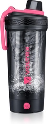 VOLTRX Shaker Bottle, Gallium USB C wiederaufladbare elektrische Protein Shake Mixer, Shaker Cups für Protein Shakes und Meal Ersatz Shakes, BPA Free, Hergestellt mit Tritan, 24oz