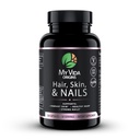 My Vida Origins Hair Skin and Nails | Thicker Hair, Stronger Nails, Vibrant Skin | Unterstützt natürliche Schönheit | Zink, Biotin, Vitamin E | Vegan 120 Kapseln 1 Monat Versorgung