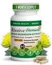 Immununterstützung, Energie-Booster mit Vitamin C, D3 und Zink-Ergänzung, Rhodiola Rosea, Reishi Pilzextrakt, Astragalus, Gesamt-Wellness und täglichen Habit - 60 Kapseln