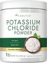 Carlyle Kalium Chloride Powder Supplement 16 oz | Food Grade | Salz Substitute | Vegan, Vegetarisch, Non-GMO, Glutenfrei