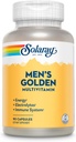 SOLARAY Herren Golden Multivitamin | Elektrolyte, Immunität, Prostata, Energie | Vitamine A, C, E, B1, B2, B6, B12, Vitamin D, Calcium | 90ct, 30 Serv.