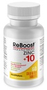 MediNatura ReBoost Zinc +10 MAX Kalt & Flu Symptom Relief Fast-Acting, Non-Drowsy Natürliche beruhigende Homöopathie hilft Ganze Körperstörung, Husten, Fatigue, Congestion - Lemon - 60 Tabletten