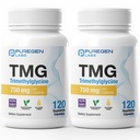 Puregen Labs TMG 750 mg – [High Potency] Trimethylglycine Supplement – Ermutigt gesunde Homocystein Levels, Non-GMO, NO Gluten und Dairy | Made in USA - 2 Pack - Insgesamt 240 vegetarische Kapseln