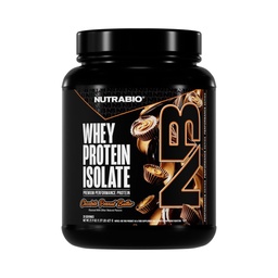 NutraBio 100% Whey Protein Isolate Protein Powder, 25g Protein mit vollständigem Aminosäureprofil, Non-GMO, Soy & Glutenfrei, Low Carb, Low Calorie Whey Protein Powder, Chocolate Peanut Butter, 2 Lbs