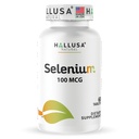 Hallusa Natural – Selen 60 Tabletten, Antioxidans und Immununterstützung, Herzgesundheit – 60 Tage Versorgung