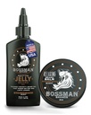 Bossman Jelly Bartöl für Herren &amp; Bart Balsam für Herren Combo - Weichen, Tames Moisturizes &amp; Konditionen - Stagecoach Duft - Natürliche Zutaten & Made in USA