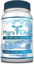 Alle natürlichen Migraine Unterstützung - Magnesium, Ginkgo Biloba, Ginger, White Willow, Feverfew - 60 Kapseln - 1 Flasche
