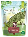 Lebensmittel zu leben Bio Alfalfa Pulver, 1,5 Pfund - Non-GMO, Raw Dried Whole Young Leaves, Vegan, Groß für Backen, Säfte, Glattwaren, Shakes, Tee und Getränke. Gute Quelle für Ballaststoffe und Proteine