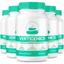 (5 Pack) Vertigenics - Formule naturelle pour la nutrition équilibrée, mélange propre et premium pour la mémoire et le focus, capsules de soutien Premium, Vertigenics Reviews (300 Capsules)
