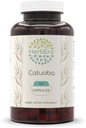 HerbEra Catuaba 120 Kapseln, 500 mg, Wildcrafted Catuaba (Erythroxylum catuaba) Getrockneter Bark (120 Kapseln)