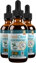 Rejuvica Health IntestiClear - Advanced Intestinal Cleanse Support for Humans - All-Herbal Liquid Formula for Fast Absorption - Bonus Liver Support - Wormwood, Black Walnut, Ginger und mehr