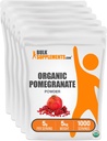 BulkSupplements.com Polvere di melograno organico - Integratore di melograno per il supporto immunitario, Supplemento di erbe - Gluten Free, 5g per porzione, 5kg (11 lbs) (Pack of 5)