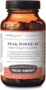 Herbalogic - Peak Power Capsules - Natural Energy & Focus - Mental Concentration- Enthält American Ginseng & Astragalus - 90 Cap Count