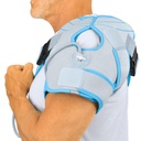 Arctic Flex Shoulder Ice Pack Brace - Cold Compression Wrap mit Pumpe - Unterstützt Rotator Manschette, Frozen Shoulder, Tendinitis, Dislocated Joints, Labrum Tears, Schmerz, Sprains - Passt Links oder Rechts Schulter