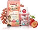 CATALO Vegetarische Kalziumformel, Pflanzenbasiertes Red Algae Kalzium mit natürlichem Vitamin C, leicht zu digest, Mineral-Rich für Alltagsnahrung, Ideal für Schwangerschaft und Schnürung - 90 Tabletten