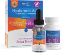 Hyalogic Synthovial Seven Hyaluronsäure Liquid & Resveratrol Kapseln - HA Joint Support - Vegan - 1 Unze