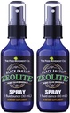 Schwarzer Erde Zeolit mit Humic Fulvic Acids, Trace Minerals, für Erwachsene und Kinder unterstützt Gut Gesundheit, Immununterstützung, Verdauung und Elimination und Mehr 1oz Flüssigkeitspumpe Spray Supplement (2 Pack)