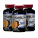 Gray Hair Reversal - Anti-Grau-Haar-Lösung - Biotin-Ergänzung, Haar Produkte, Säge Pametto-Extrakt, L-Tyrosin, Nettle Root, Folate Pillen, Vitamin b6, Natürliche Formel, Energie Pillen, 3 Bot 180 Caps