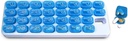 31 Tage Monatliche Pille Pod Organizer für einfache Medikamente Management - Bleiben Sie auf dem Weg mit täglichen Vitamin Ergänzung Med Boxen, bereit für Reisen