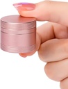 Small Pill Case Daily Pill Box - Portable Metall Pille Container für Taschengeld, Single Waterproof Pille Halter für Vitamine, Cod Liver Öl, Medizin, Pill Organizer Pink