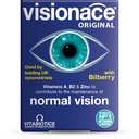 Vitabiotics Visionace Original - Multivitamina nutrizionale per la visione normale | Vitamine A, B2 e Zinco - 30 compresse