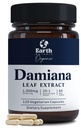 Damiana Blatt Extrakt 1000mg | 120 Damiana Kapseln | Non-GMO, Gluten Free | Turnera Diffusa Organic Damiana Herb & Damiana Pulver Supplement | Unterstützt Frauen Wellness