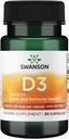 Swanson High Potency Vitamin D-3 1000 Iu (25 mcg) 30 Kapseln