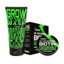 Bart Growth Kit w/ 2X Verdickende Biotin Bart Balsam für Herren & Mustache Wax + GROW 11-in-1 Mens Shampoo & Conditioner (Hair Growth Shampoo für Herren w/Biotin) - Formuliert in Amerika