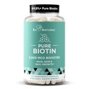 Biotin 5000 mcg Hair Skin Nails Supplement – High-Potency Hair Growth Vitamins for Women & Men – bieten leistungsstarke Unterstützung für gesundes Haar, härtere Nägel und glänzende Haut – 120 Vegan weiche Kapseln