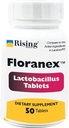 Floranex Lactobacillus Comprimés, 50 Compte par bouteille (2 Pack)