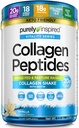 Rein inspirierte Collagen Powder Collagen Peptides Powder | Collagen Supplements für Frauen und Männer | Collagen Protein Pulver mit Biotin | Keto Friendly & Non-GMO | Vanilla, 1,15 lbs (23 Servierungen)