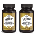 Supplemento di Booster extra del cervello PS Plus – 133mg Phosphatidylserine per la memoria, Focus & Supporto cognitivo – Formula di salute del cervello Premium – Alimentazione di un mese (Pack of 2-60 Softgels)