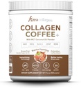 NUTRACOLLAGEN Peptidpulver mit Premium-Kolumbianischen Kaffee; Grass-Fed; Keto Friendly, MCT Kokosölpulver, Soja frei, Glutenfrei, Zuckerfrei, 40mg Koffein/SVG; Mocha Hazelnut 25 Servietten