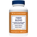 Die Vitamin Shoppe Fiber Blend, eine natürliche Quelle von unlöslichen und löslichen Faser, unterstützt Verdauungs-Gesundheit & Regelmäßigkeit (300 Kapseln)