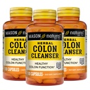 MASON NATURAL Kräuter Colon Cleanser, 300 Tage Versorgung, Nahrungsergänzung unterstützt Verdauungsgesundheit mit löslichen Fasern, Probiotics & Kräuter, 3 Pack