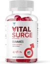Vital Surge Gummis, Vital Vita Surge Advanced Extra Strength Formula Gummy Mens Detox Vitamin Supplement - Vitalsurge Gomitas Vita-Surge Alle natürlichen Inhaltsstoffe Gummys (60 Gummis)
