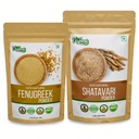 ORGANISCHE ZING Shatavari- 454g & Fenugreek Pulver- 227g