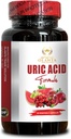 URIC Acid Support - Uric Acid Support für Erwachsene, Tart Cherry Extract Kapseln, Kräuterformel, Uric Acid Flush, Non-GMO Formel - 1 Flasche 60 Kapseln