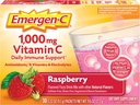 Emergen-C (30 Zähler, Raspberry Flavor, 1 Monat Versorgung) Nahrungsergänzungsmittel Fizzy Drink Mix mit 1000mg Vitamin C, 0.32 Unze Packets, Koffeinfrei