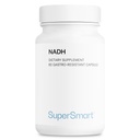 Supersmart - NADH 5mg pro Tag (reduziert Nicotinamid Adenin Dinukleotid) - NADH Supplement - Energie Pillen | Non-GMO & Gluten Free - 60 Delayed Release Capsules