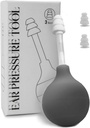 Natürliche Ear Druckentlastung, Migraine Relief Produkte durch Innen-Ohrdruck, Flugzeug Ohr Ache Schmerzentlastung Vorrichtung für Fliegen (Gray)