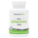 Natures Plus PRO Berberine 750 mg - 60 Kapseln - Unterstützt gesunden Stoffwechsel - Non-GMO, Vegan & Glutenfrei - 30 Portionen