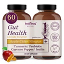 Bio Apfel Apfel Apfelessig 30Capsules 2Pack Raw Premium Apfelessig Kapseln, ACV Pillen mit Kurkuma Wurzelextrakt Probiotische Mischung, Cayenne Pfeffer, Inulin & Schwarz Pfeffer für Verdauung & Detox
