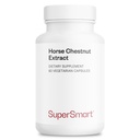 Supersmart - Estratto di castagne di cavallo 500mg al giorno (alta resistenza) - 20% supplemento di aescina | Non-OGM & Gluten Free - 60 capsule vegetariane